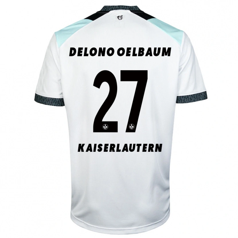 Danxen Men Kenny Delono Oelbaum #27 White Black Away Jersey 2025/26 T-Shirt