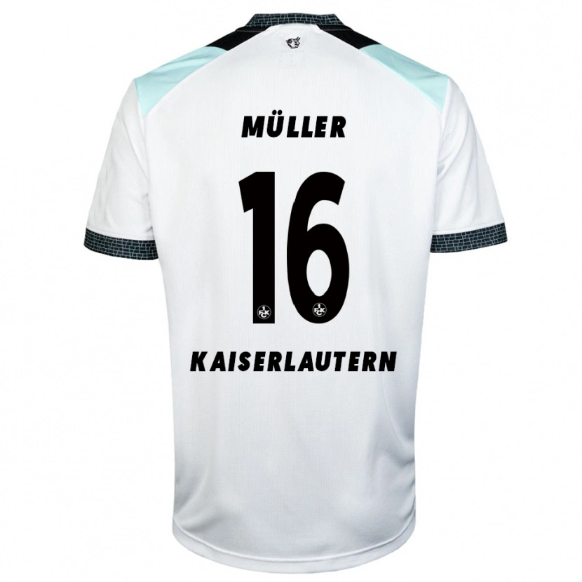 Danxen Men Moritz Müller #16 White Black Away Jersey 2025/26 T-Shirt