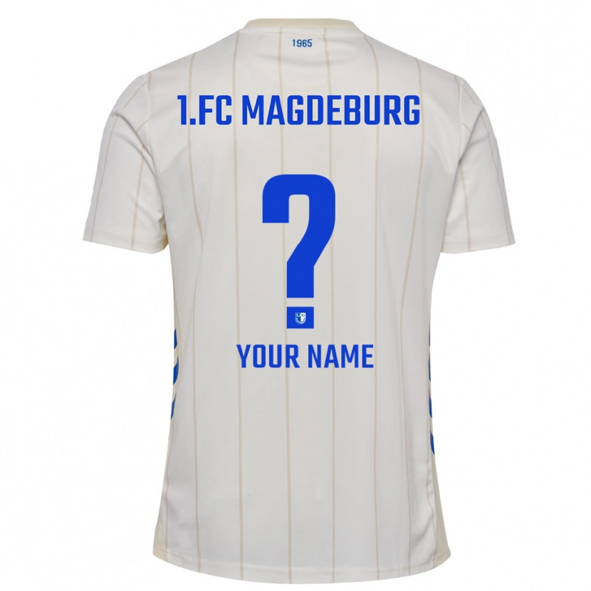Danxen Men Your Name #0 White Blue Away Jersey 2025/26 T-Shirt