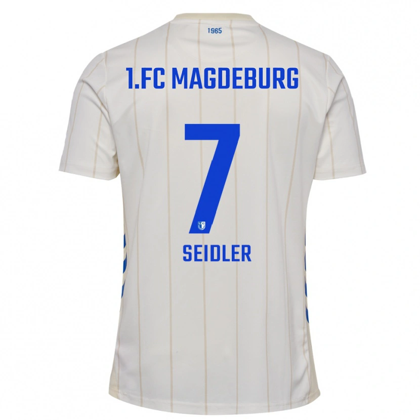 Danxen Men Wiebke Seidler #7 White Blue Away Jersey 2025/26 T-Shirt