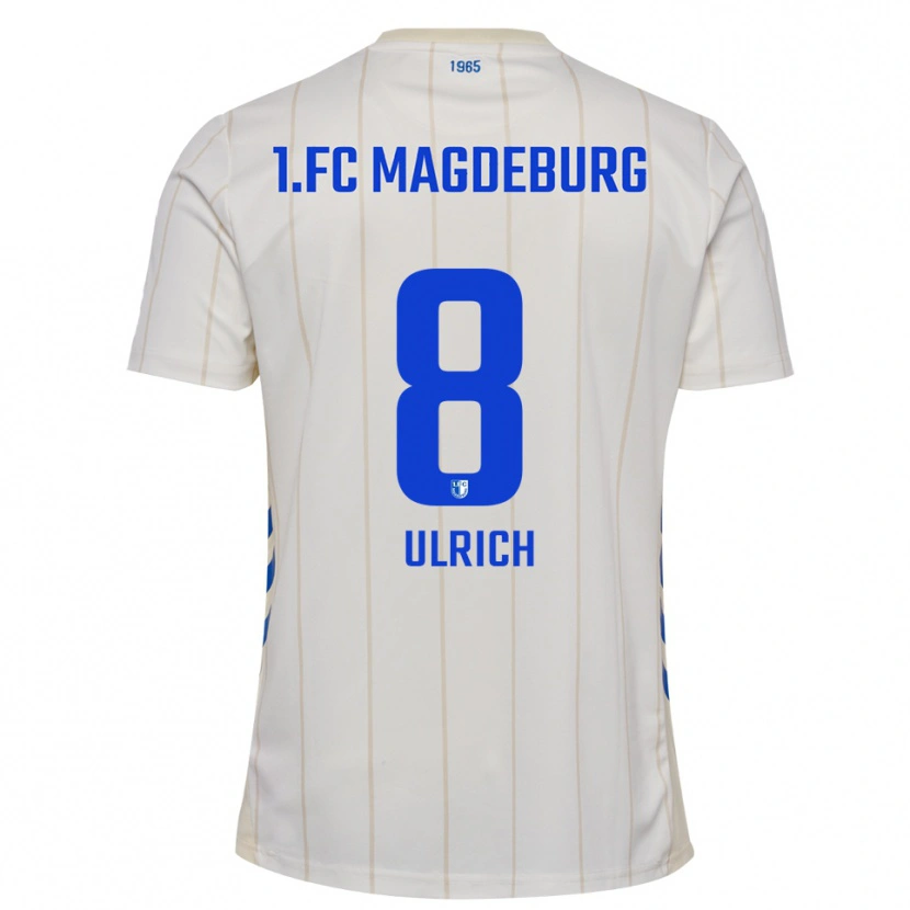 Danxen Men Laurin Ulrich #8 White Blue Away Jersey 2025/26 T-Shirt
