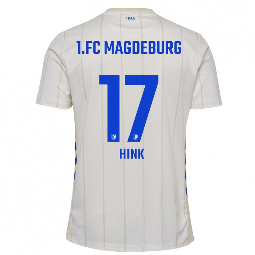 Danxen Men Hector Hink #17 White Blue Away Jersey 2025/26 T-Shirt