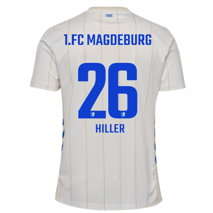 Danxen Men Lenny Hiller #26 White Blue Away Jersey 2025/26 T-Shirt