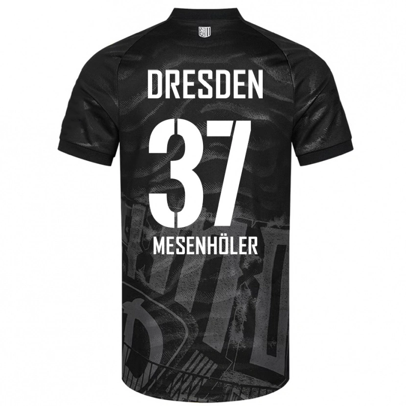 Danxen Men Daniel Mesenhöler #37 Black Gray Away Jersey 2025/26 T-Shirt