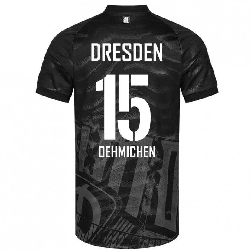 Danxen Men Julius Oehmichen #15 Black Gray Away Jersey 2025/26 T-Shirt