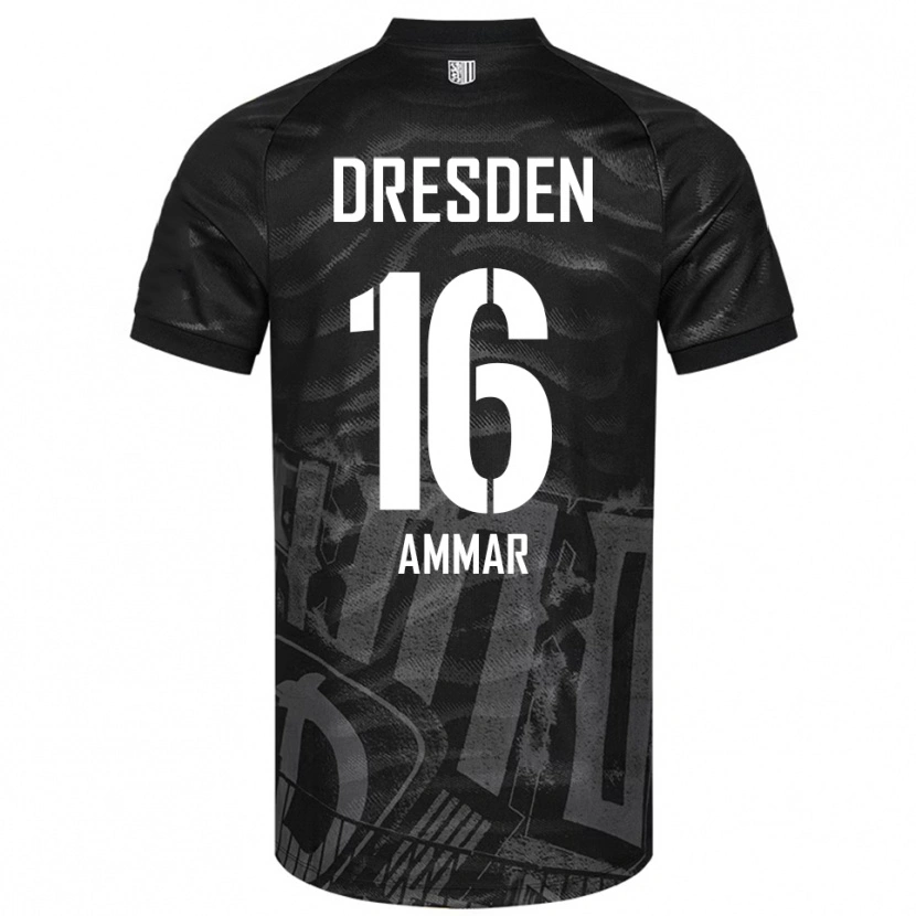 Danxen Men Amer Ammar #16 Black Gray Away Jersey 2025/26 T-Shirt