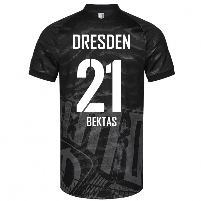 Danxen Men Tünay Bektas #21 Black Gray Away Jersey 2025/26 T-Shirt