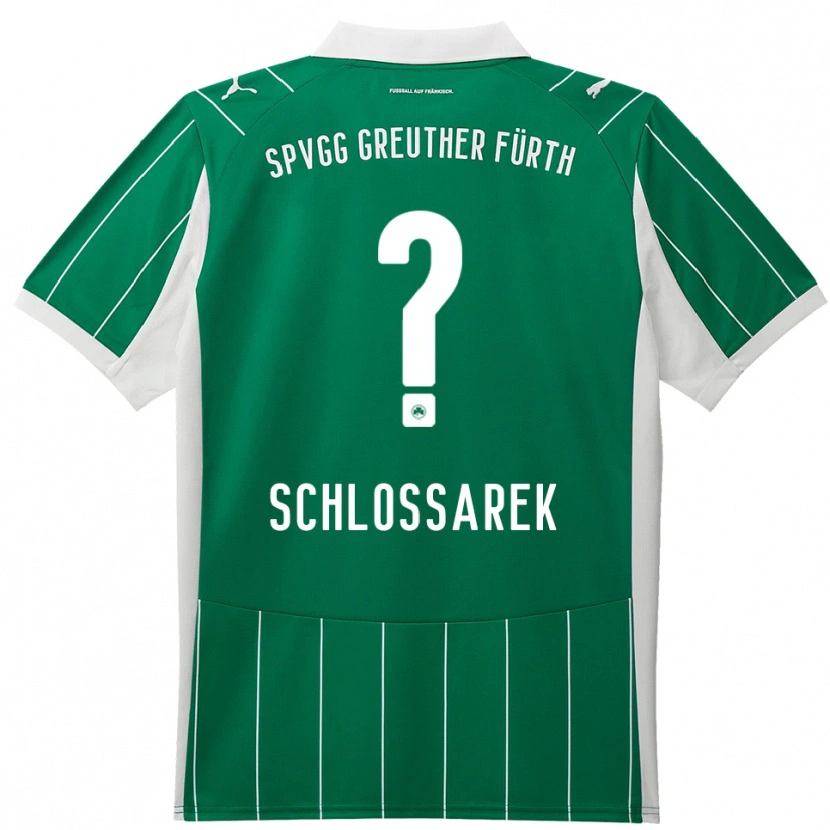 Danxen Men Nadja Schlossarek #0 Green White Away Jersey 2025/26 T-Shirt