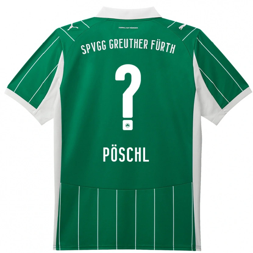 Danxen Men Katja Pöschl #0 Green White Away Jersey 2025/26 T-Shirt