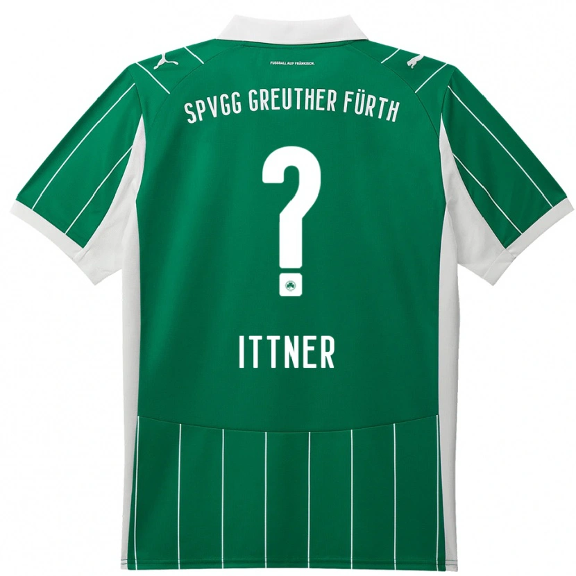 Danxen Men Jasmin Ittner #0 Green White Away Jersey 2025/26 T-Shirt