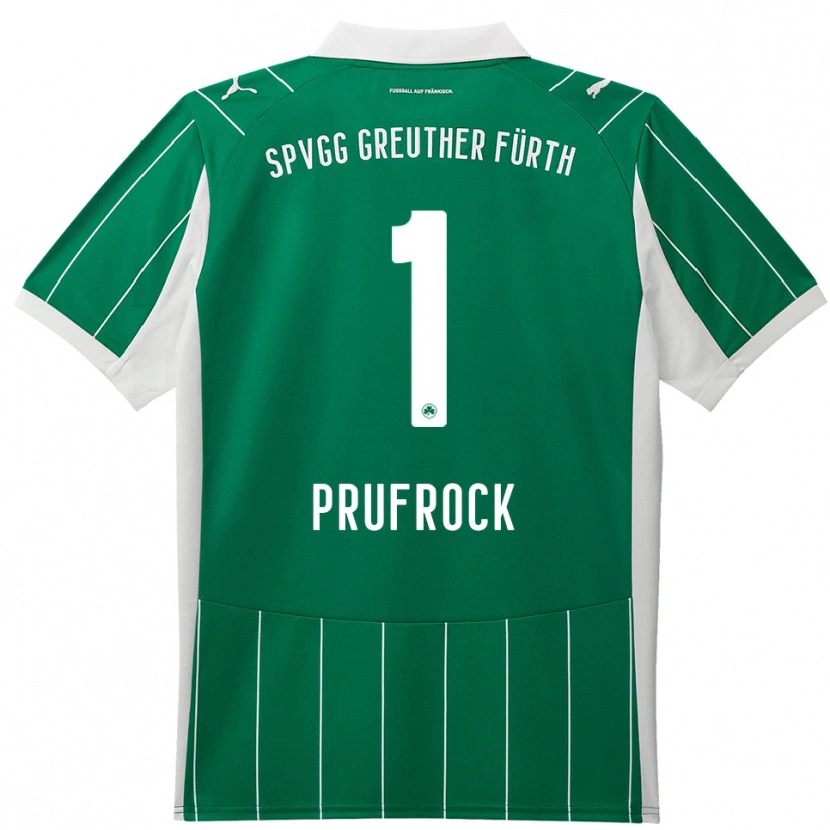 Danxen Men Silas Prüfrock #1 Green White Away Jersey 2025/26 T-Shirt