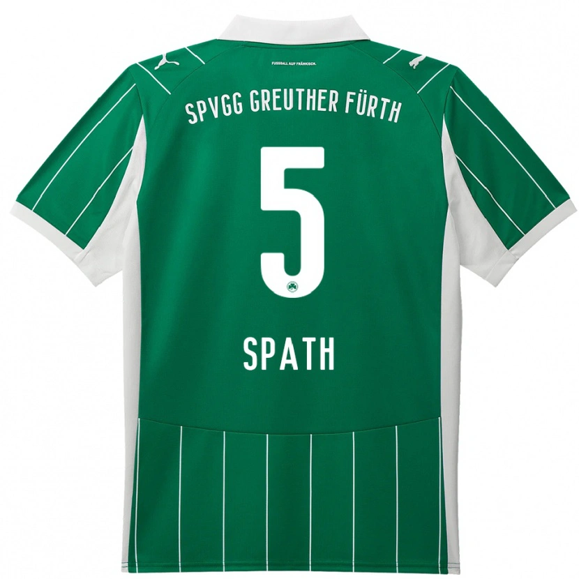 Danxen Men Dominik Spath #5 Green White Away Jersey 2025/26 T-Shirt