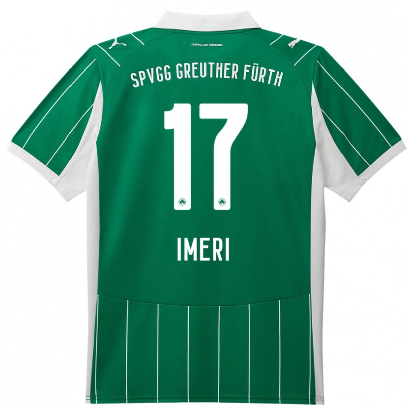 Danxen Men Adem Imeri #17 Green White Away Jersey 2025/26 T-Shirt