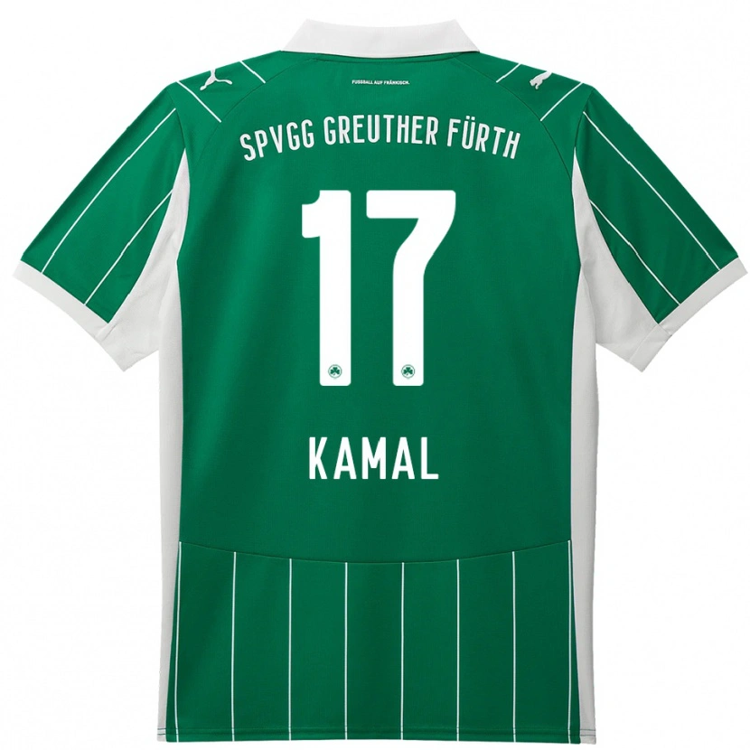 Danxen Men Fadl Kamal #17 Green White Away Jersey 2025/26 T-Shirt