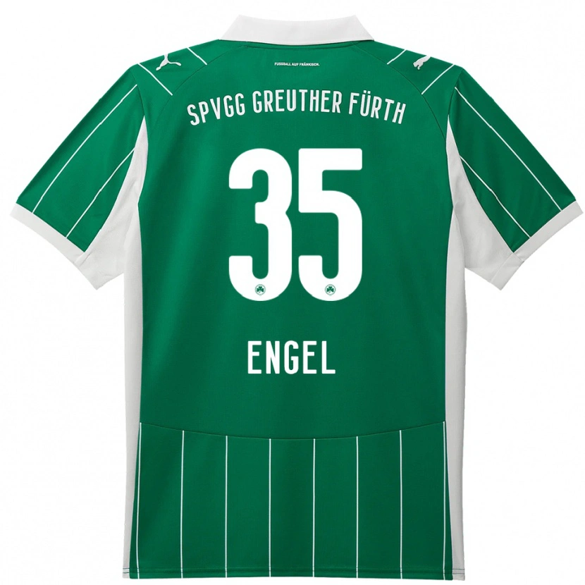 Danxen Men Jakob Engel #35 Green White Away Jersey 2025/26 T-Shirt
