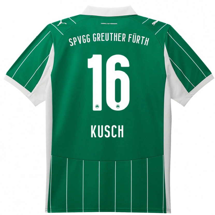 Danxen Men Paul Kusch #16 Green White Away Jersey 2025/26 T-Shirt