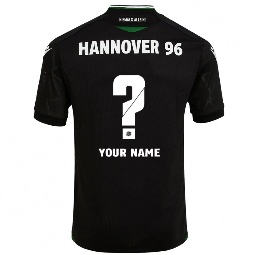 Danxen Men Your Name #0 Black Green Away Jersey 2025/26 T-Shirt
