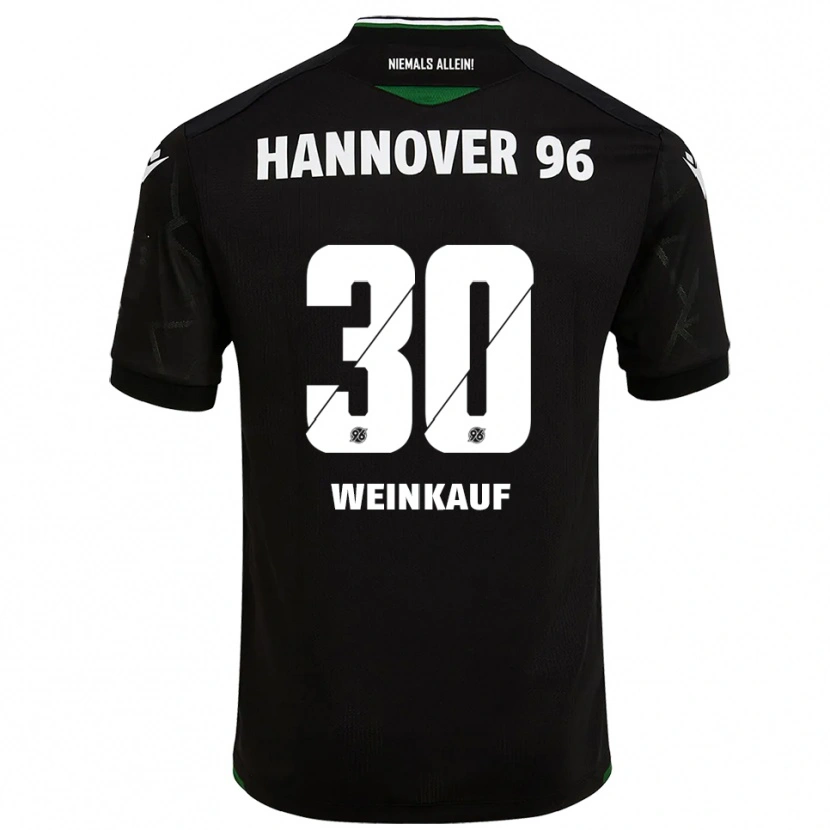 Danxen Men Leo Weinkauf #30 Black Green Away Jersey 2025/26 T-Shirt