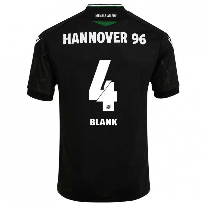 Danxen Men Hendry Blank #4 Black Green Away Jersey 2025/26 T-Shirt
