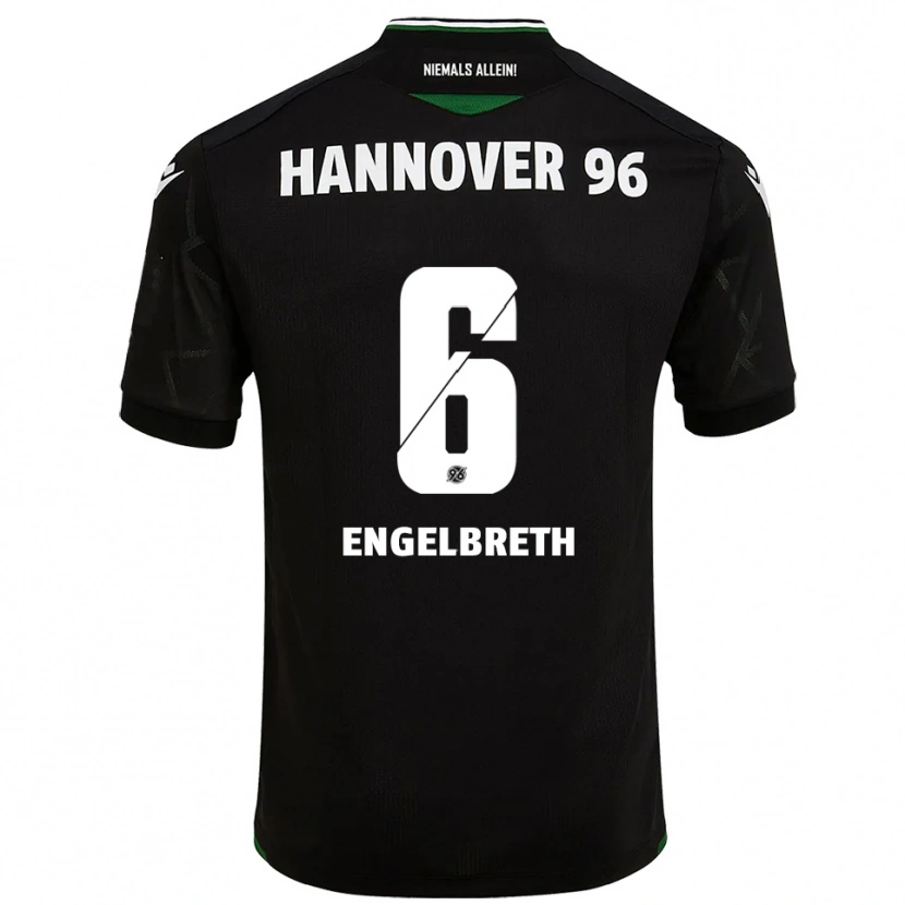 Danxen Men Noah Engelbreth #6 Black Green Away Jersey 2025/26 T-Shirt
