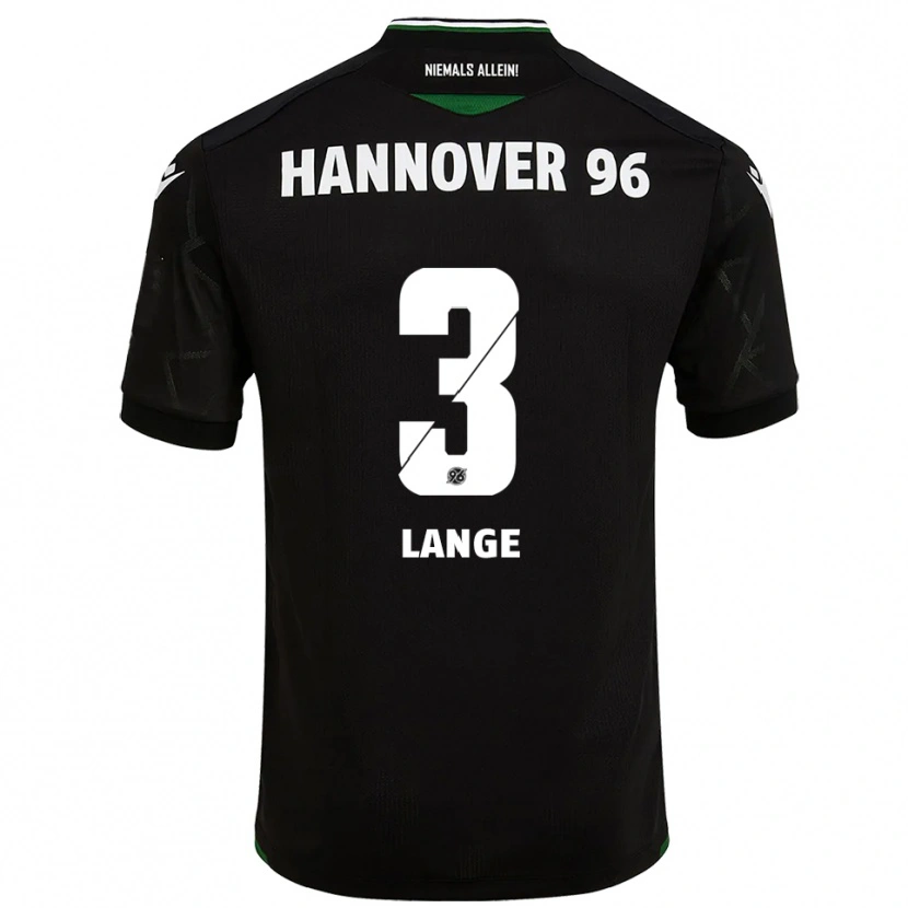 Danxen Men Maximilian Lange #3 Black Green Away Jersey 2025/26 T-Shirt