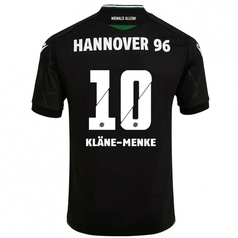 Danxen Men Pirmin Kläne-Menke #10 Black Green Away Jersey 2025/26 T-Shirt