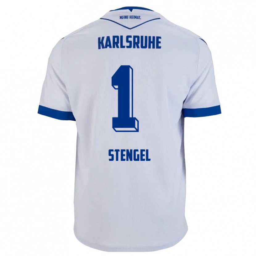 Danxen Men Konstantin Stengel #1 White Blue Away Jersey 2025/26 T-Shirt