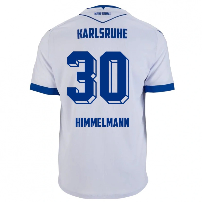 Danxen Men Robin Himmelmann #30 White Blue Away Jersey 2025/26 T-Shirt