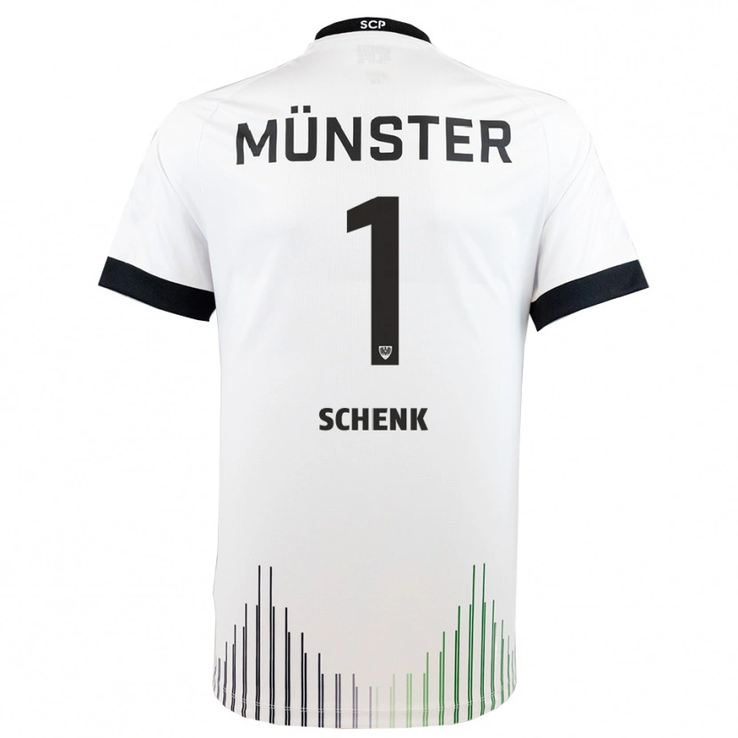 Danxen Men Johannes Schenk #1 White Black Away Jersey 2025/26 T-Shirt