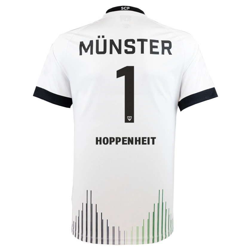 Danxen Men Leander Hoppenheit #1 White Black Away Jersey 2025/26 T-Shirt