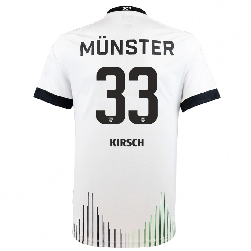 Danxen Men Marian Kirsch #33 White Black Away Jersey 2025/26 T-Shirt