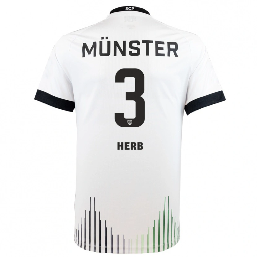 Danxen Men Lukas Herb #3 White Black Away Jersey 2025/26 T-Shirt