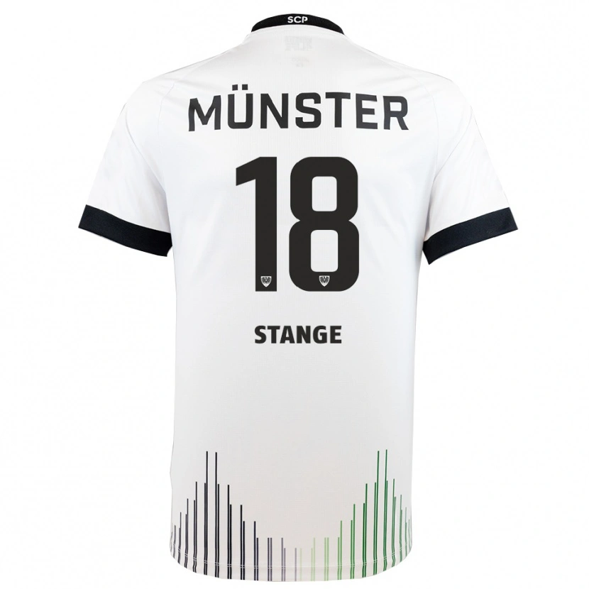 Danxen Men Anton Stange #18 White Black Away Jersey 2025/26 T-Shirt
