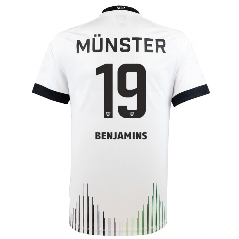 Danxen Men Marvin Benjamins #19 White Black Away Jersey 2025/26 T-Shirt
