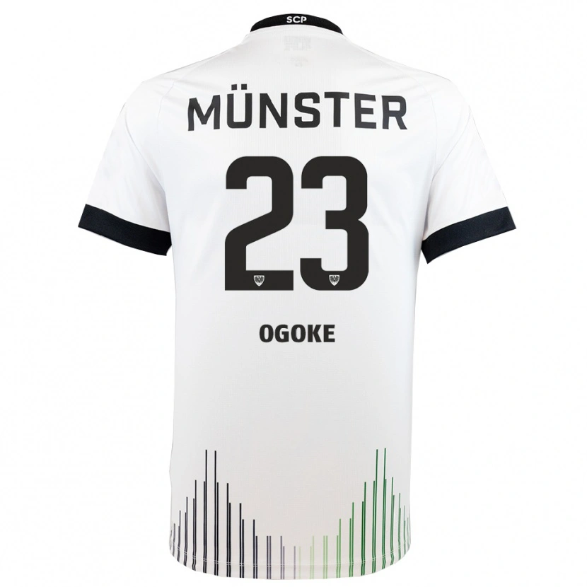 Danxen Men Desmond Ogoke #23 White Black Away Jersey 2025/26 T-Shirt