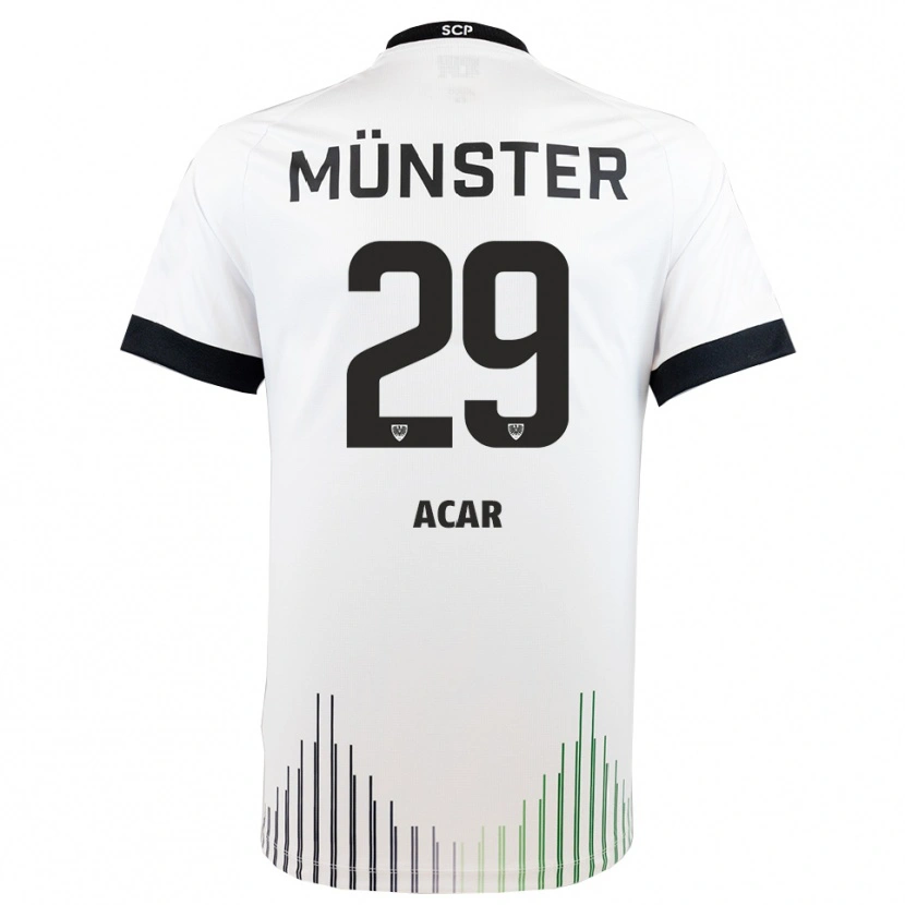 Danxen Men Ryan Acar #29 White Black Away Jersey 2025/26 T-Shirt