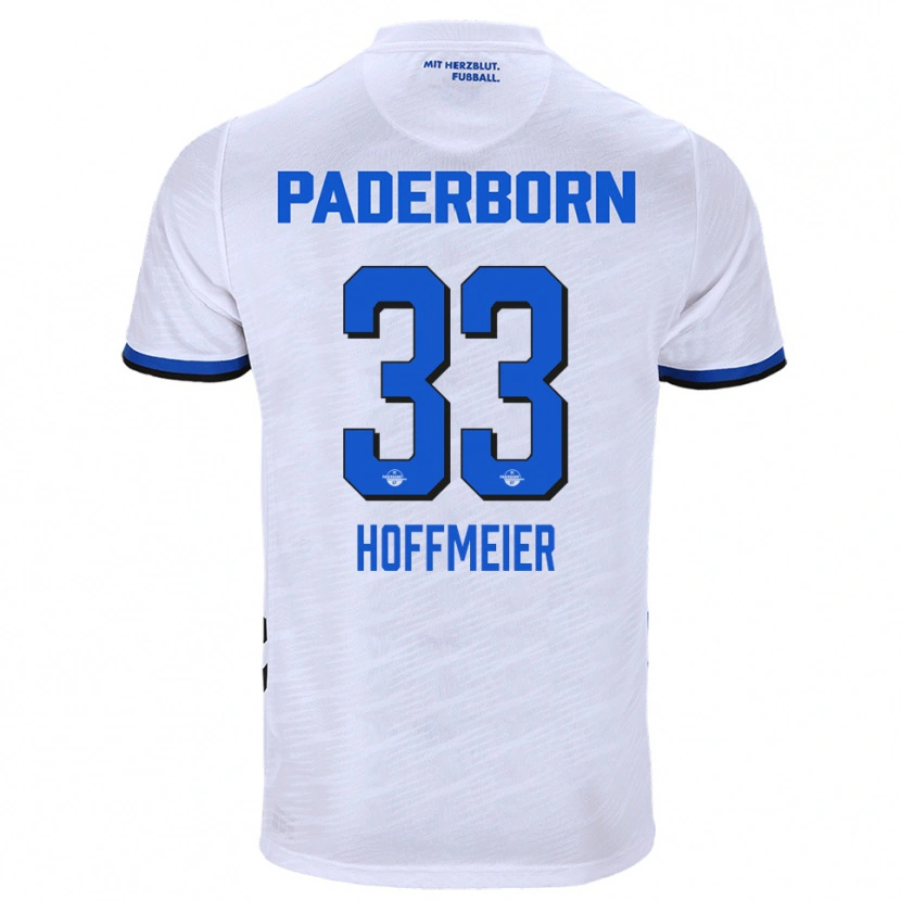 Danxen Men Marcel Hoffmeier #33 White Blue Away Jersey 2025/26 T-Shirt