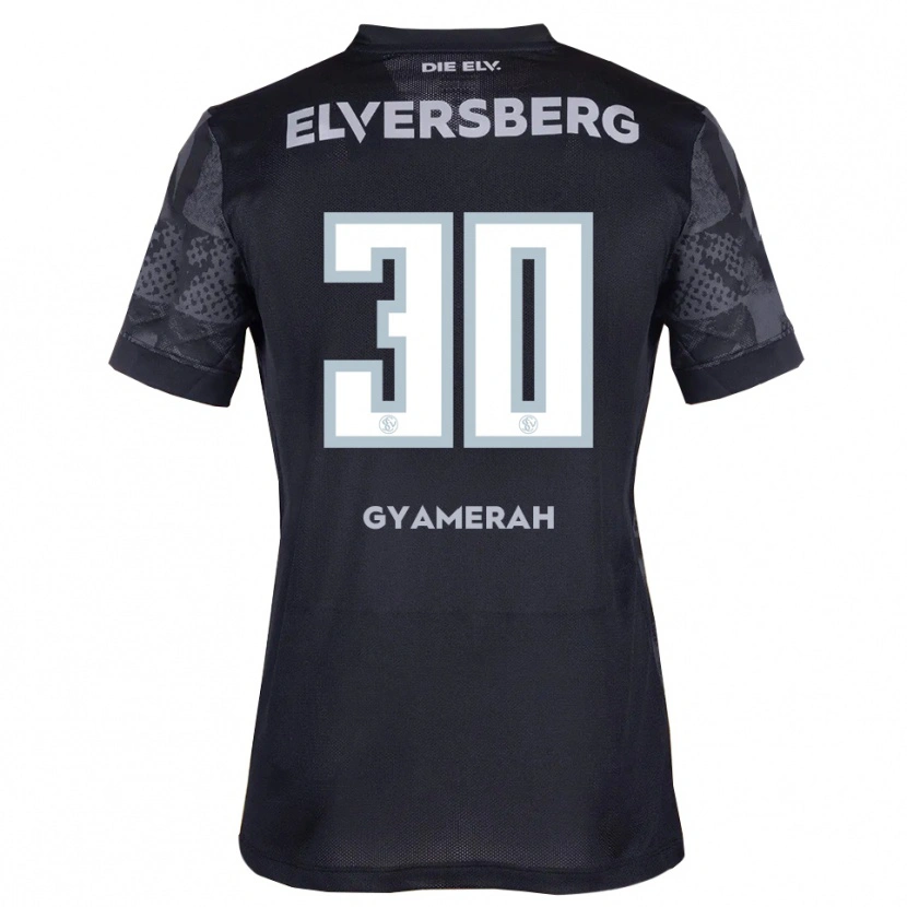 Danxen Men Jan Gyamerah #30 Black Gray Away Jersey 2025/26 T-Shirt
