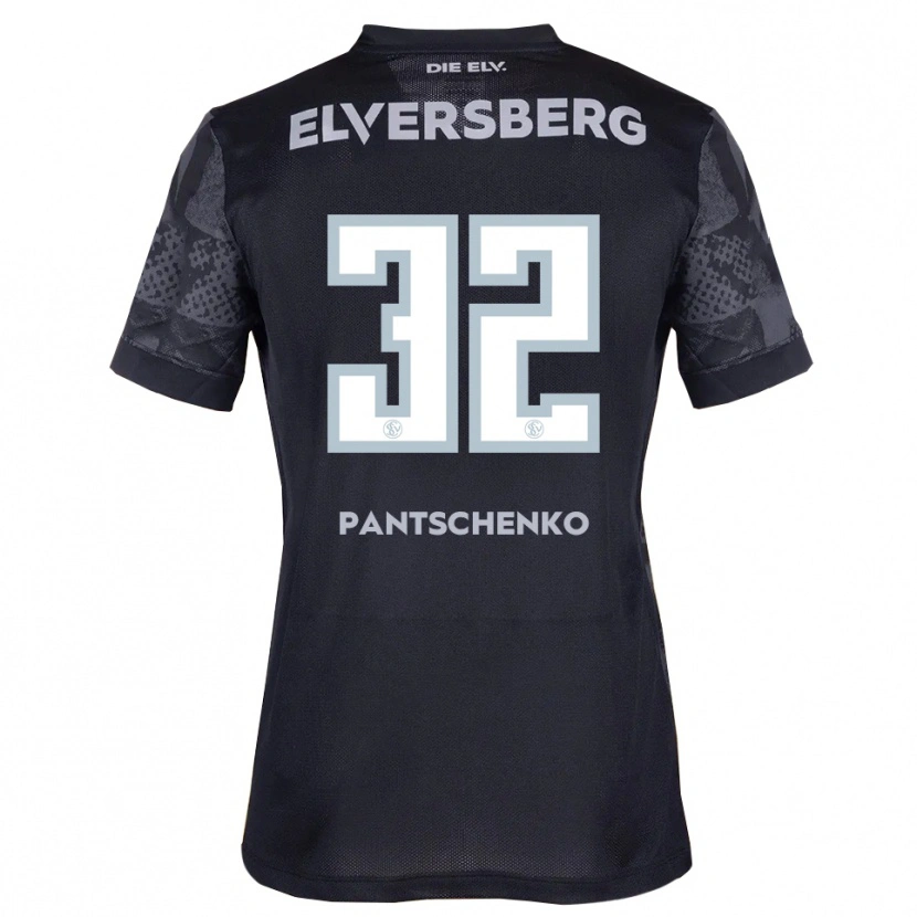 Danxen Men Daniel Pantschenko #32 Black Gray Away Jersey 2025/26 T-Shirt