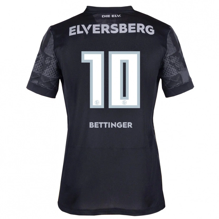 Danxen Men Pierre Bettinger #10 Black Gray Away Jersey 2025/26 T-Shirt