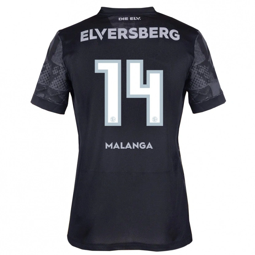 Danxen Men Jarzinho Malanga #14 Black Gray Away Jersey 2025/26 T-Shirt