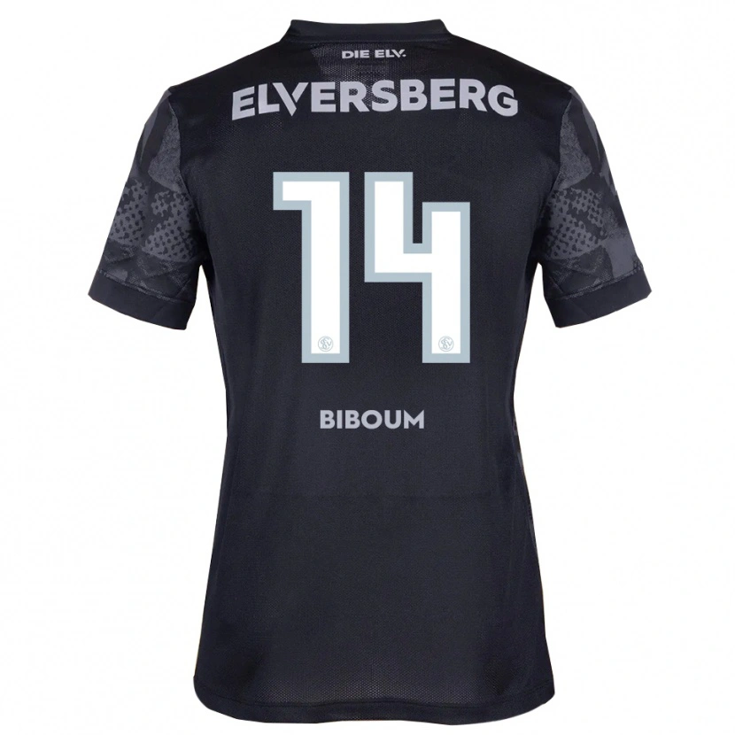 Danxen Men Carl Biboum #14 Black Gray Away Jersey 2025/26 T-Shirt