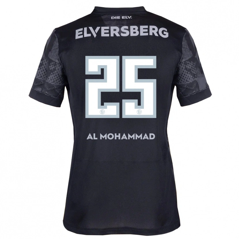Danxen Men Loay Al Mohammad #25 Black Gray Away Jersey 2025/26 T-Shirt