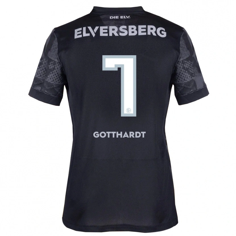 Danxen Men Tim Gotthardt #7 Black Gray Away Jersey 2025/26 T-Shirt