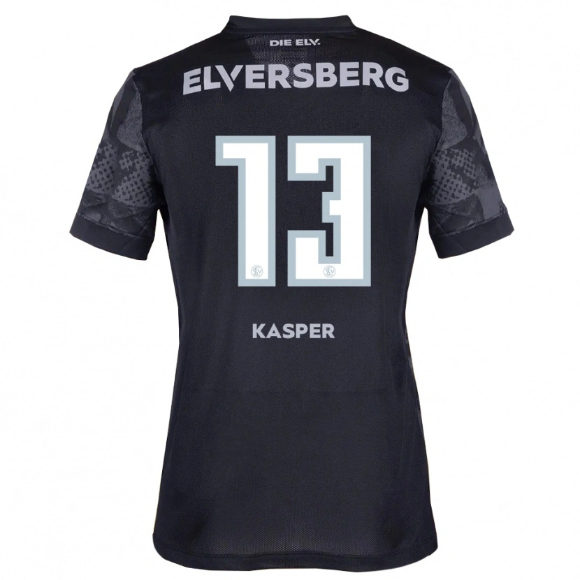 Danxen Men Yannik Kasper #13 Black Gray Away Jersey 2025/26 T-Shirt
