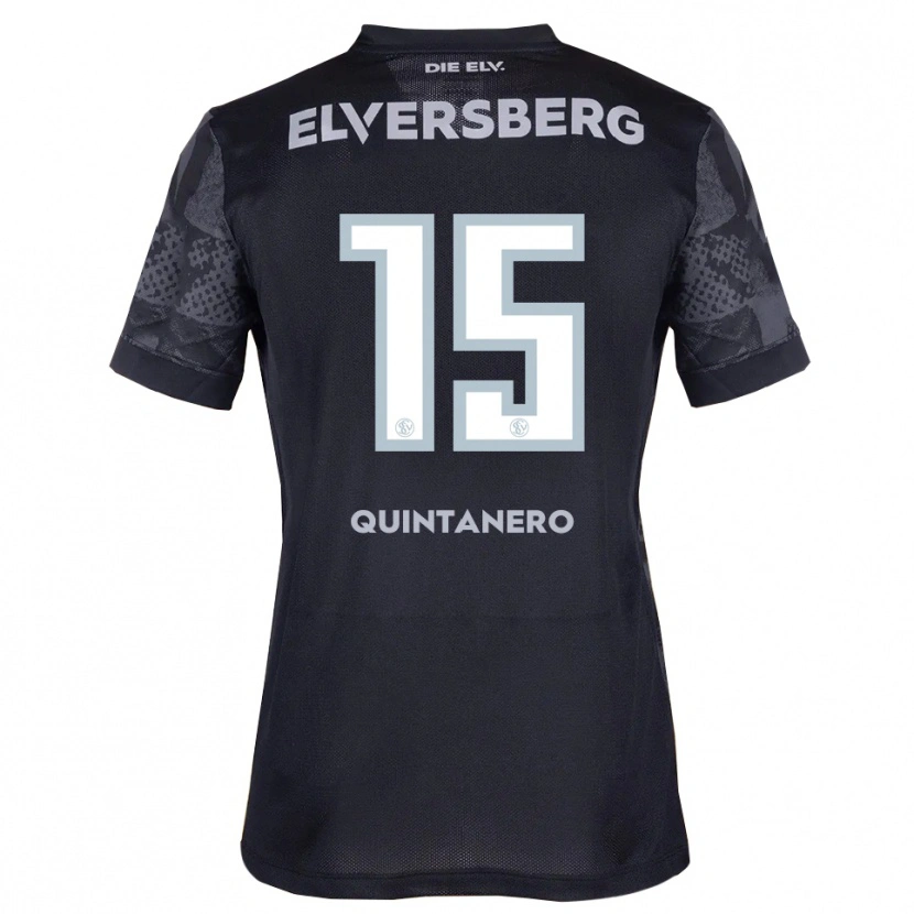 Danxen Men Paula Cochlovius Quintanero #15 Black Gray Away Jersey 2025/26 T-Shirt