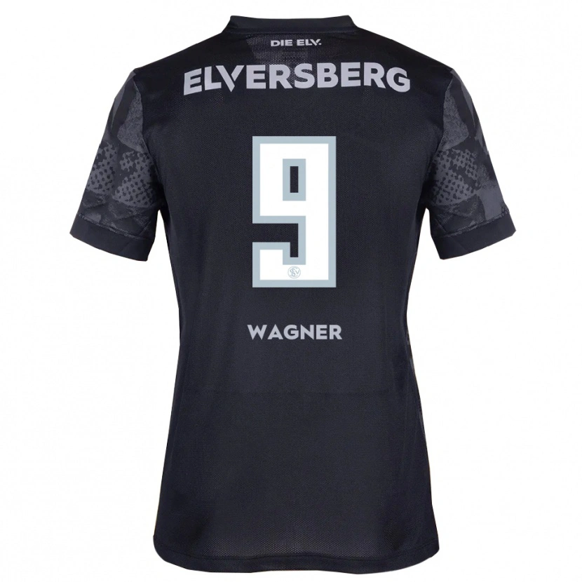 Danxen Men Anna Wagner #9 Black Gray Away Jersey 2025/26 T-Shirt