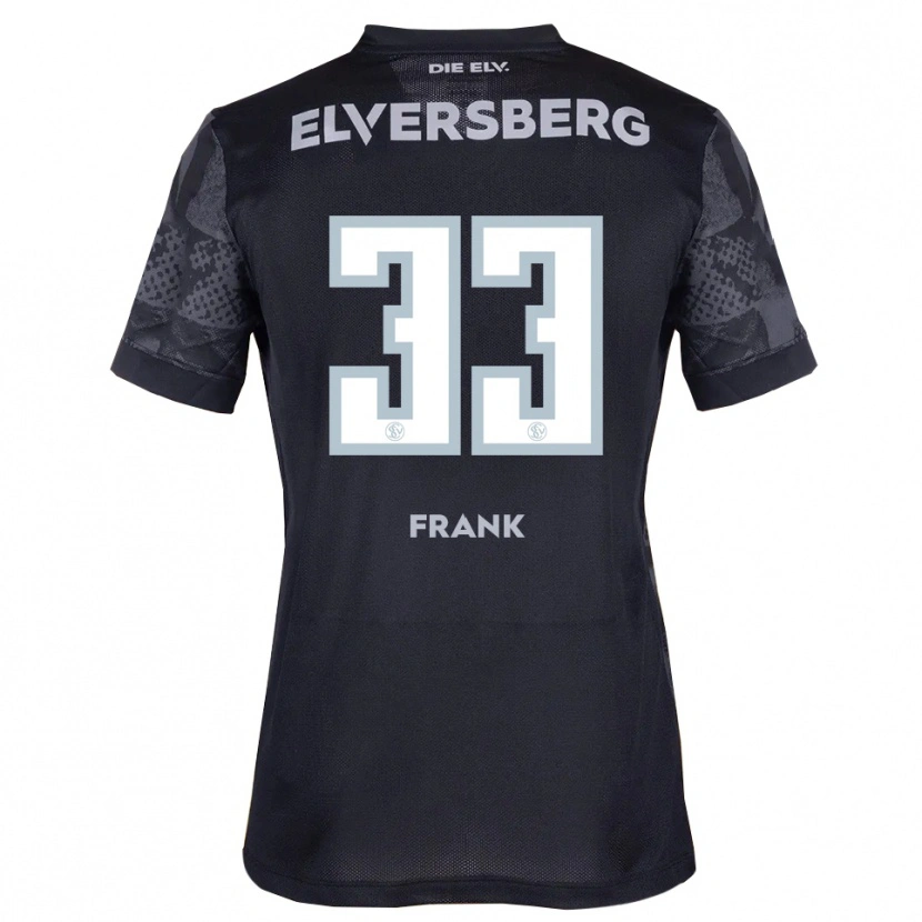 Danxen Men Ronja Frank #33 Black Gray Away Jersey 2025/26 T-Shirt