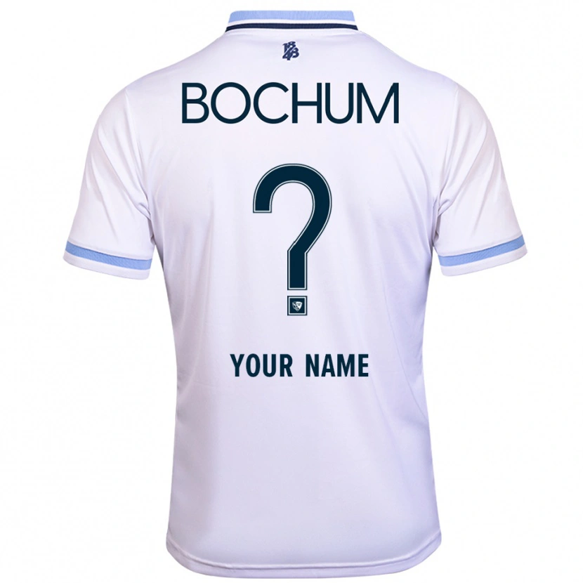 Danxen Men Your Name #0 White Sky Blue Away Jersey 2025/26 T-Shirt