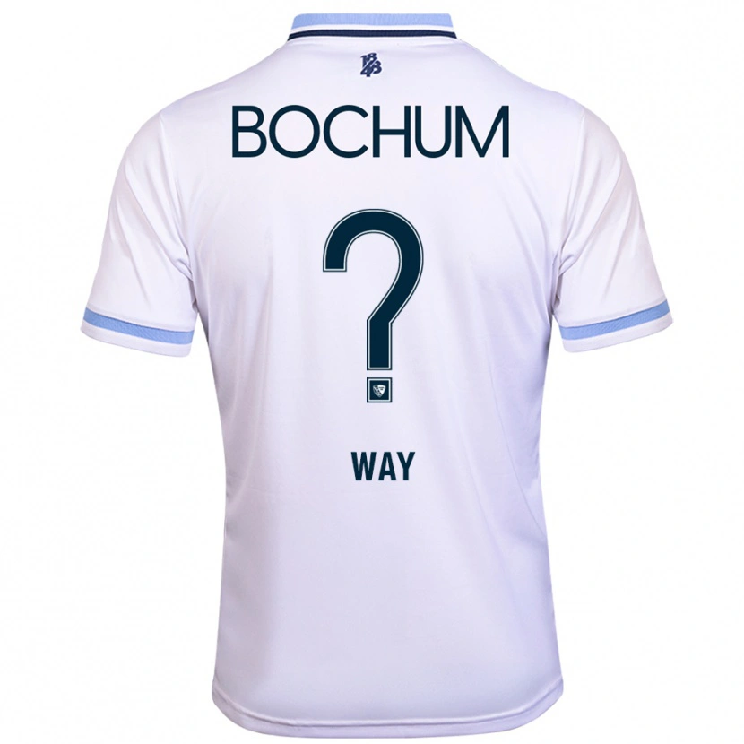 Danxen Men Cecilia Way #0 White Sky Blue Away Jersey 2025/26 T-Shirt